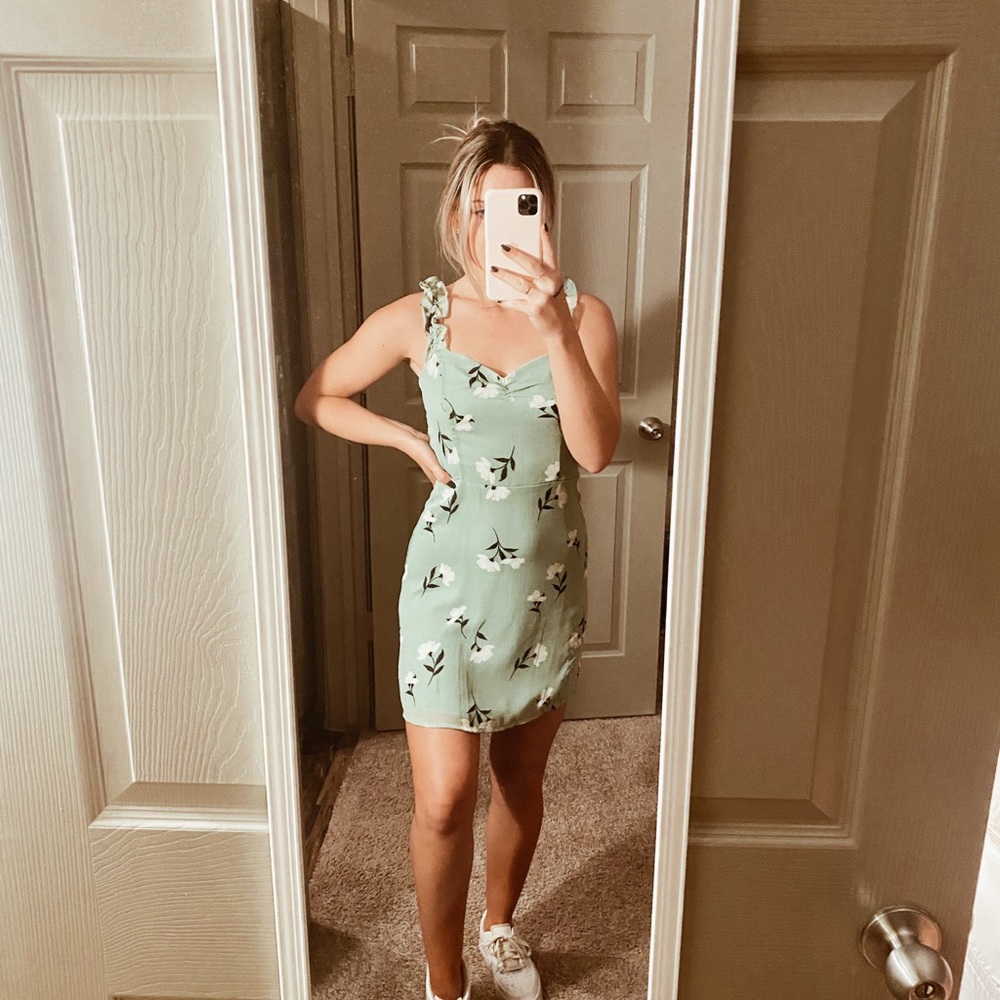 Nordstrom - All in Favor Sage Green Dress